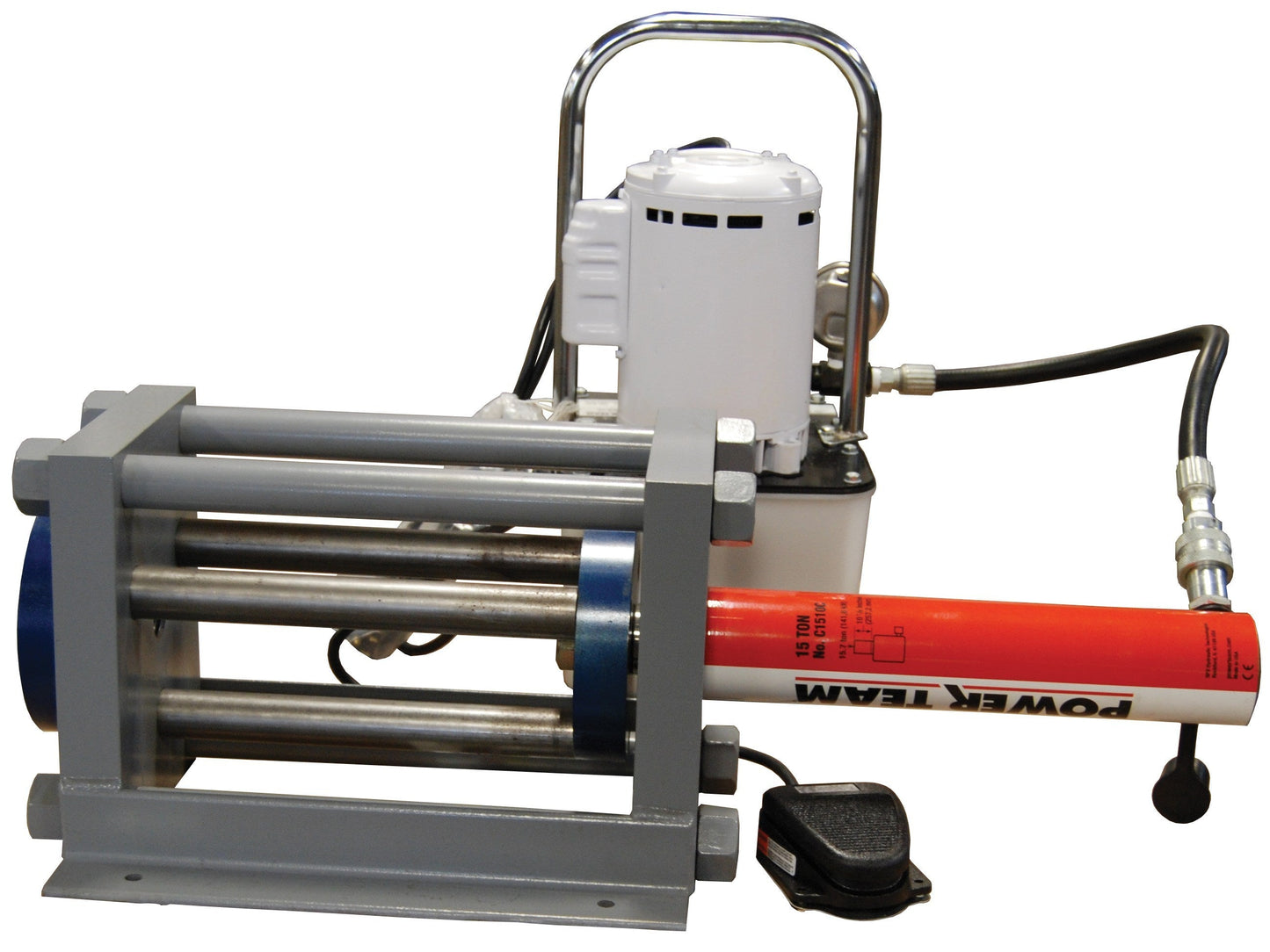 Bevel Geared CrankRewind Hose Reel: 1" I.D., 135' hose capacity, less hose, 3000 PSI