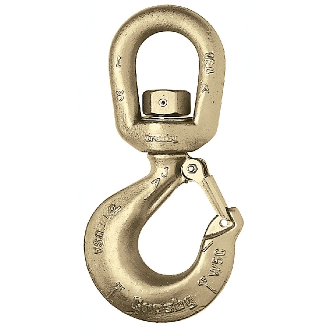 Crosby 7 Ton L-322AN Alloy Swivel Hoist Hook SKU 1048859 RiggingEquipmentUs Crosby 7 Ton L-322AN Alloy Swivel Hoist Hook SKU 1048859 RiggingEquipmentUs