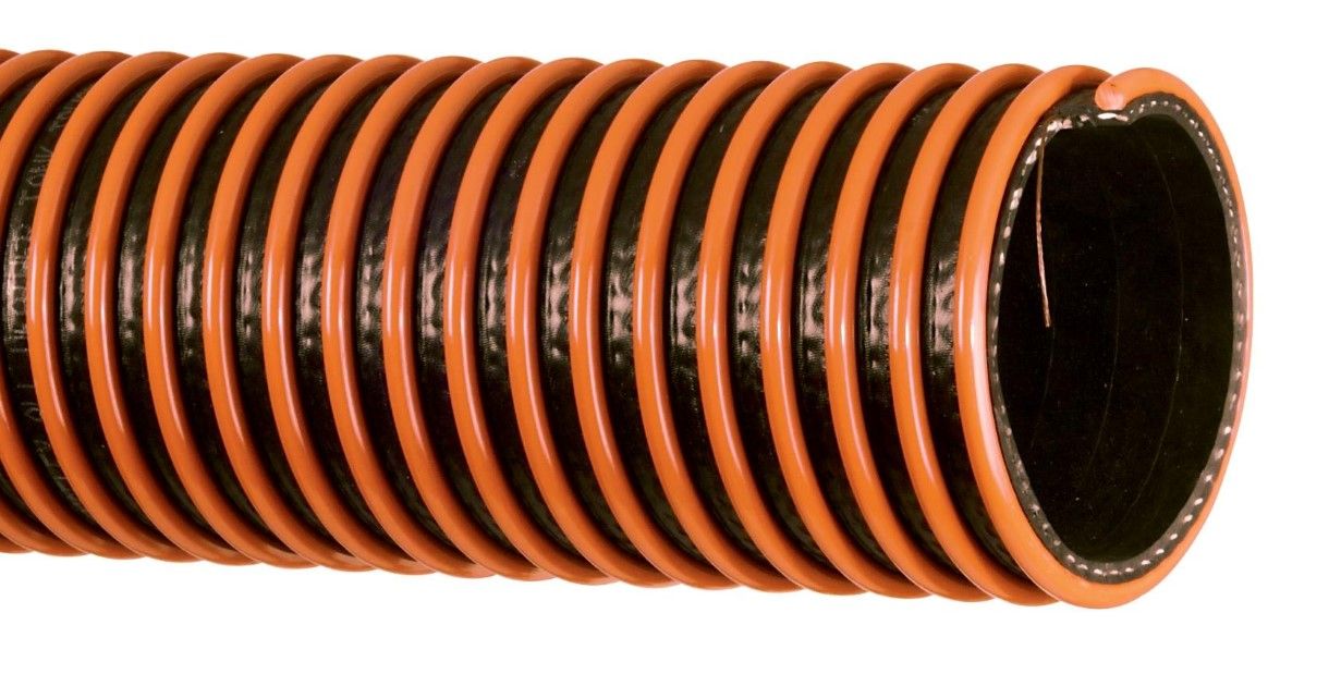 Kanaflex ST120LT-64X100, 4 in. ID, KanaPower Corrugated Tank Truck Drop Hose