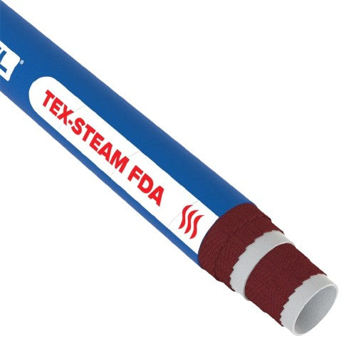 Texcel STFD-1.0-100, 1 in. ID, TEX-STEAM FDA Food Grade Steam Hose