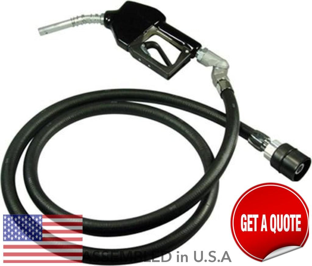 Unleaded Nozzle Swivel 10FT Hose Set w/ Magnetic Breakaway - ONLINE HOSE