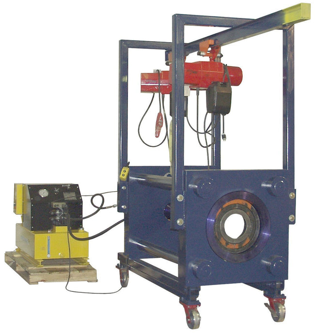   Bevel Geared CrankRewind Hose Reel: 1" I.D., 135' hose capacity, less hose, 3000 PSI
