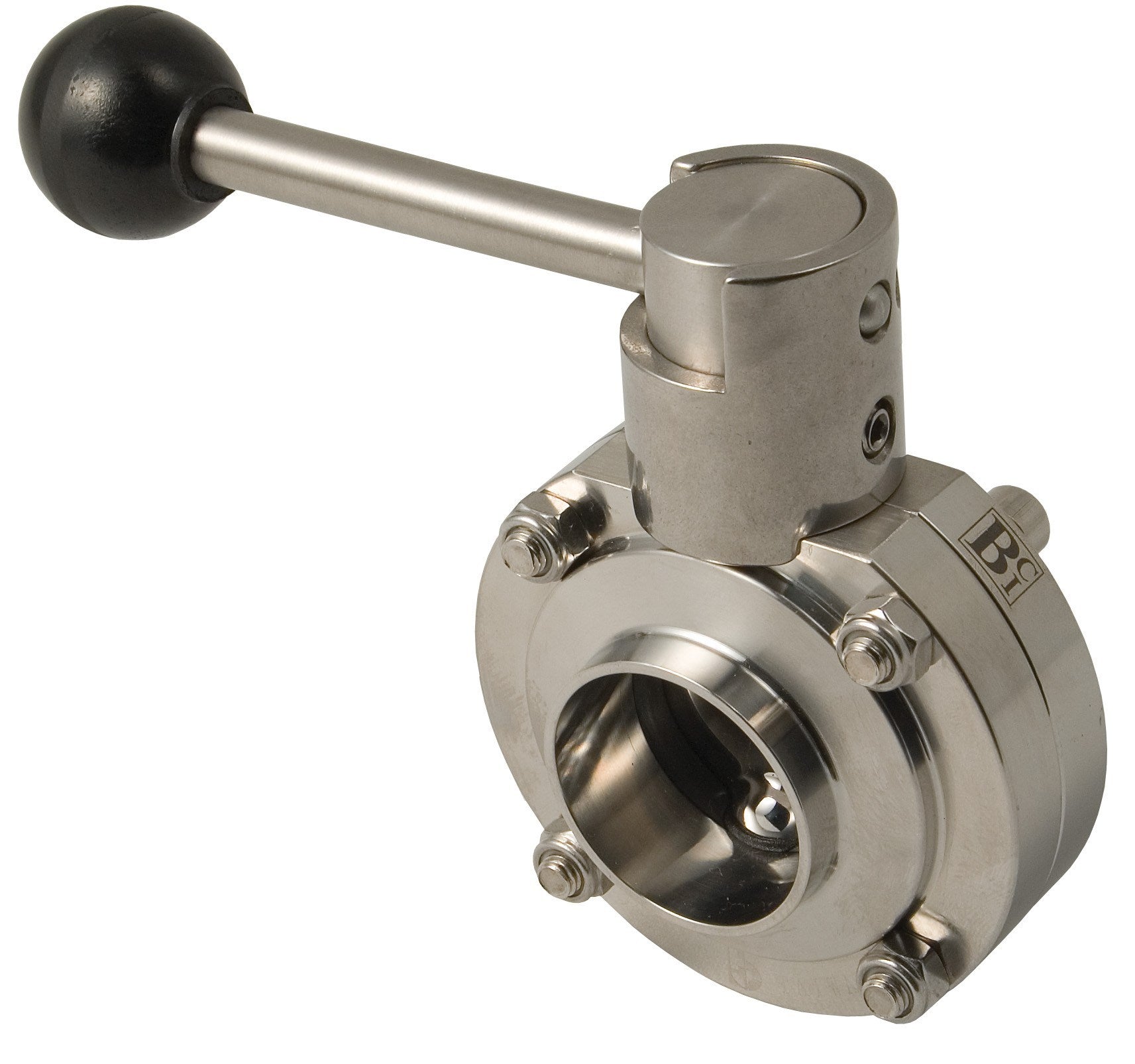 B5101 Series Butterfly Valve with Pull Handle Weld End SKU: B5101E300B ...