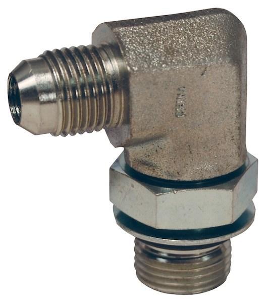 British Thread Adapter JIC Male 37° Flare x Male BSPP 90° Elbow SKU: B ...