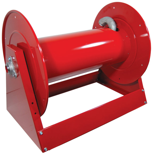   Bevel Geared CrankRewind Hose Reel: 1" I.D., 135' hose capacity, less hose, 3000 PSI