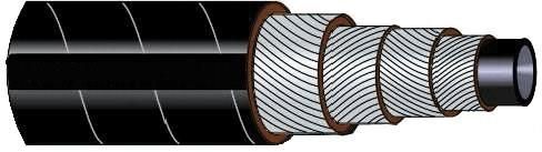 Novaflex 260BE-04500-00, 4-1/2 in. ID, EPDM Softwall Exhaust Hose