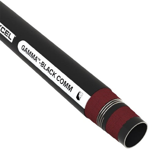 Texcel GCOMM-S-B1-2.5-100N, 2-1/2 in. ID, GAMMA-BLACK COMM Black Commodity Suction Hose SKU: GCOMM-S-B1-2.5-100N