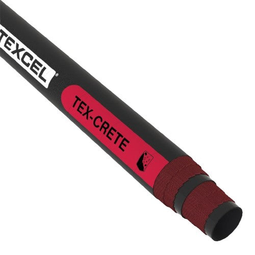 Texcel CRETE-3.5-100B, 3-1/2 in. ID, TEX-CRETE Textile Concrete Hose SKU: CRETE-3.5-100B