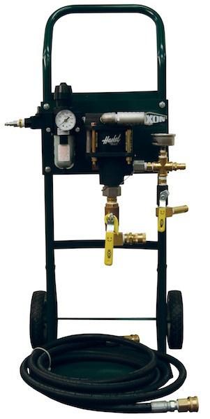   Bevel Geared CrankRewind Hose Reel: 1" I.D., 135' hose capacity, less hose, 3000 PSI